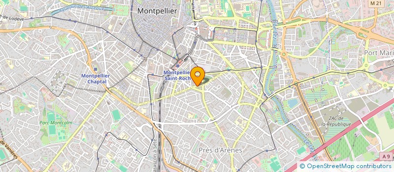 localisation de l'entreprise MODE ET COTON à MONTPELLIER