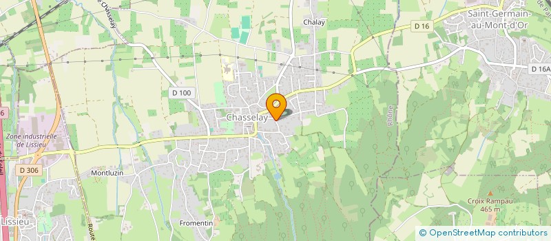 localisation de l'entreprise MODE EUROP  CHASSELAY