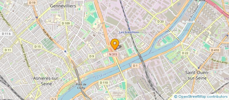 localisation de l'entreprise MODE GENERATION  ASNIERES-SUR-SEINE