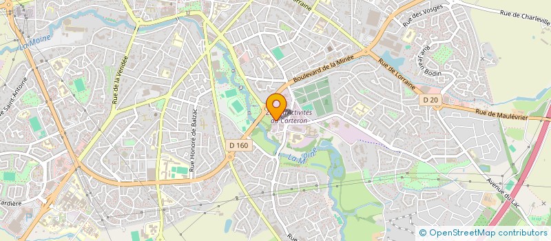 localisation de l'entreprise MODE GRAND OUEST à CHOLET