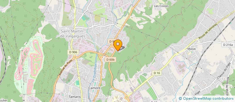 localisation de l'entreprise MODE'IFIC  SAINT-MARTIN-DE-VALGALGUES