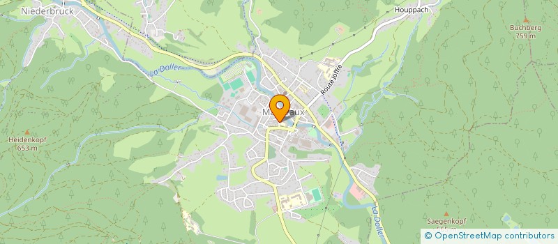 localisation de l'entreprise MODE IMMOBILIER  MASEVAUX-NIEDERBRUCK