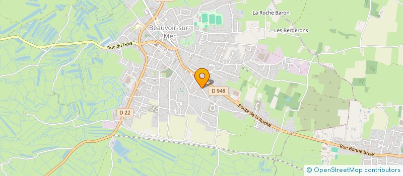 localisation de l'entreprise MODE JEUNE CREATION à BEAUVOIR-SUR-MER