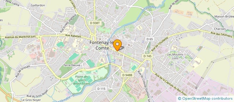 localisation de l'entreprise MODE'L  FONTENAY-LE-COMTE