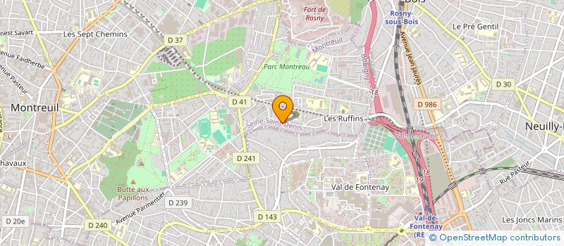 localisation de l'entreprise MODE MERLAN à MONTREUIL