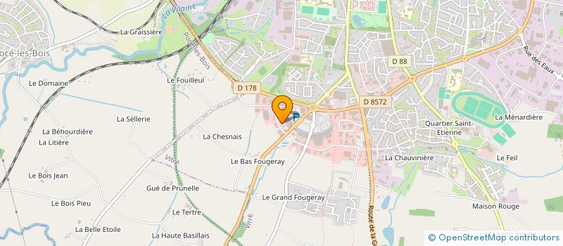 localisation de l'entreprise MODE OPERATEUR  VITRE