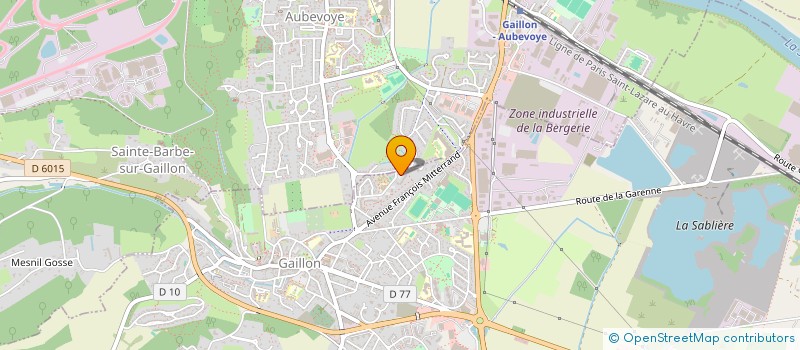 localisation de l'entreprise MODE PEINTURE  GAILLON