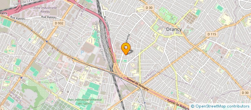 localisation de l'entreprise MODE SEINE  DRANCY