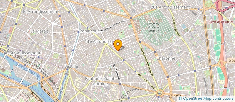 localisation de l'entreprise MODE SERVICES  PARIS