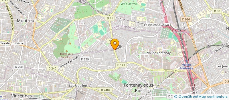 localisation de l'entreprise MODEANYL à FONTENAY-SOUS-BOIS