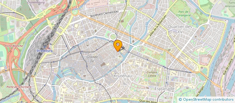 localisation de l'entreprise MODECOM  STRASBOURG