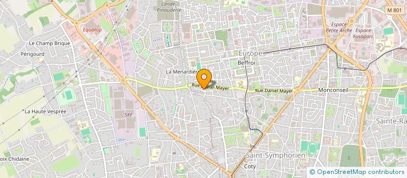 localisation de l'entreprise MODEFUSION  TOURS