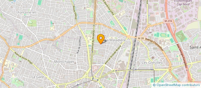 localisation de l'entreprise MODEL  DIJON