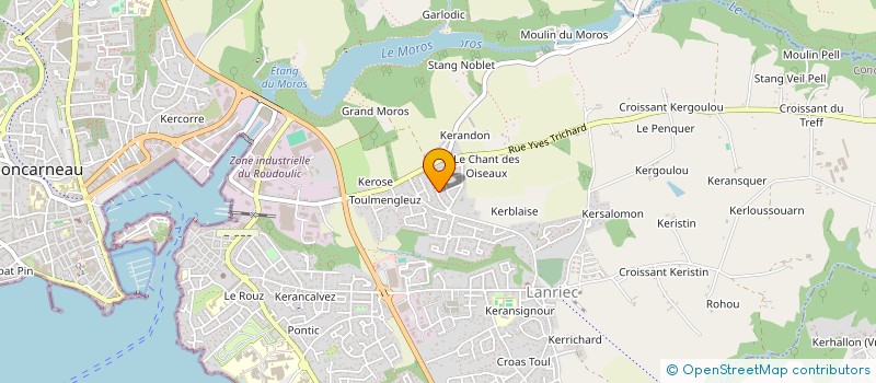 localisation de l'entreprise MODEL CLUB CONCARNOIS  ROSPORDEN