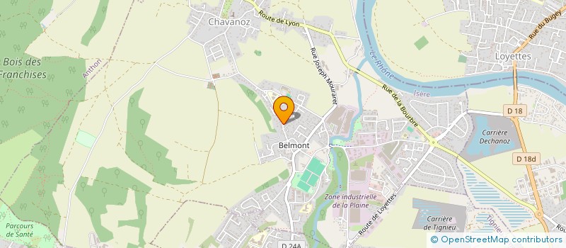 localisation de l'entreprise MODEL CLUB DE CHAVANOZ  CHAVANOZ