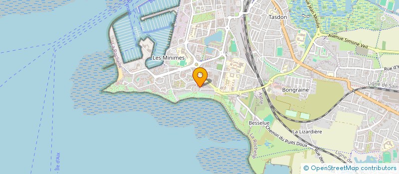 localisation de l'entreprise MODEL CLUB FERROVIAIRE ROCHELAIS  LA ROCHELLE