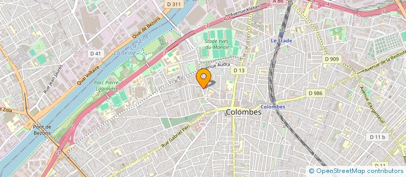 localisation de l'entreprise MODEL DIGITISATION à COLOMBES