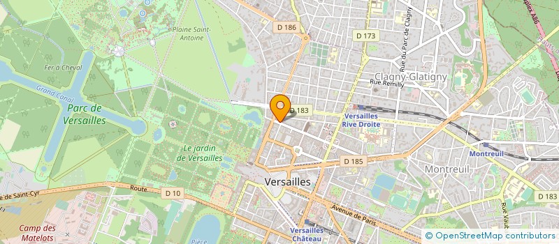 localisation de l'entreprise MODEL'ONE à VERSAILLES