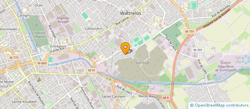 localisation de l'entreprise MODEL PARQUET à WATTRELOS