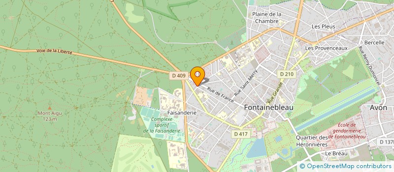 localisation de l'entreprise MODEL'S à FONTAINEBLEAU