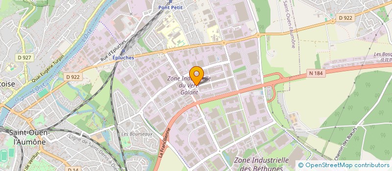 localisation de l'entreprise MODELAGE DU COMPAS  SAINT-OUEN-L'AUMONE