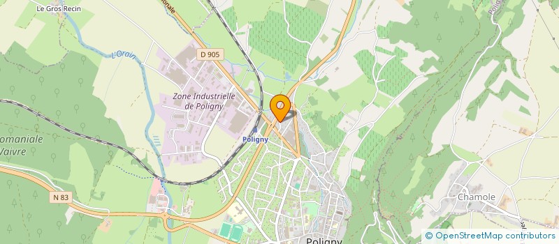 localisation de l'entreprise MODELAGE DUMONT à POLIGNY
