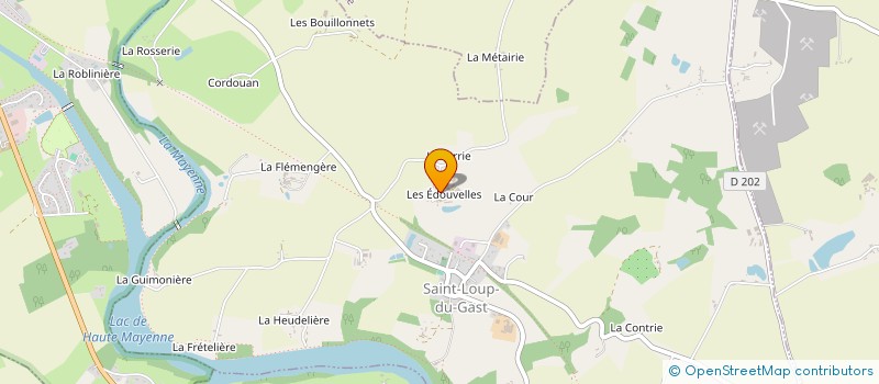 localisation de l'entreprise MODELAGE UNIVERSEL DU MAINE à SAINT-LOUP-DU-GAST