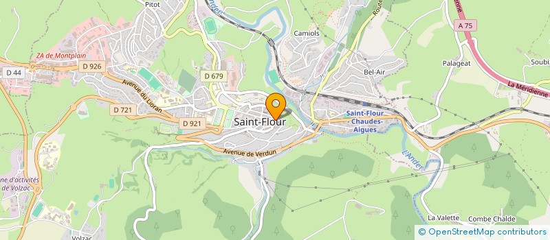 localisation de l'entreprise MODELE CLUB DE HAUTE AUVERGNE à SAINT-FLOUR