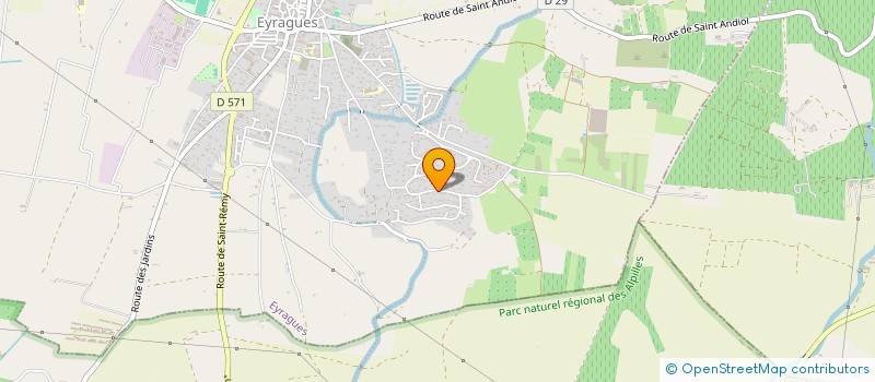 localisation de l'entreprise MODELE CLUB DU LUBERON à EYRAGUES