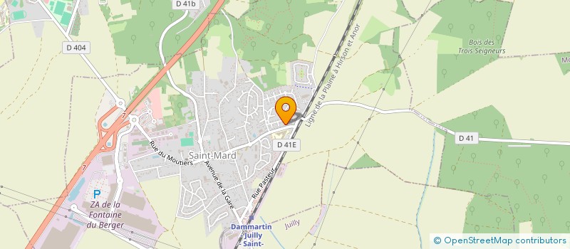 localisation de l'entreprise MODELE CLUB MICHEL JACQUES  SAINT-MARD