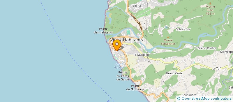 localisation de l'entreprise MODELEC  VIEUX-HABITANTS