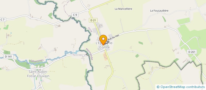 localisation de l'entreprise MODELINE à SAINT-FRAIMBAULT