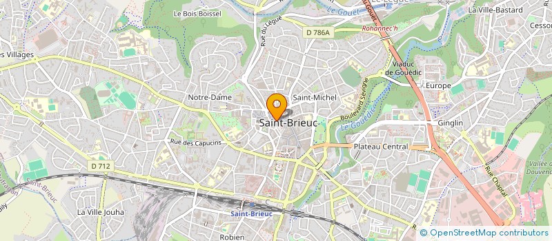 localisation de l'entreprise MODELINE à SAINT-BRIEUC