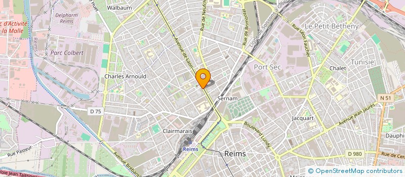 localisation de l'entreprise MODELISME 2000 à REIMS