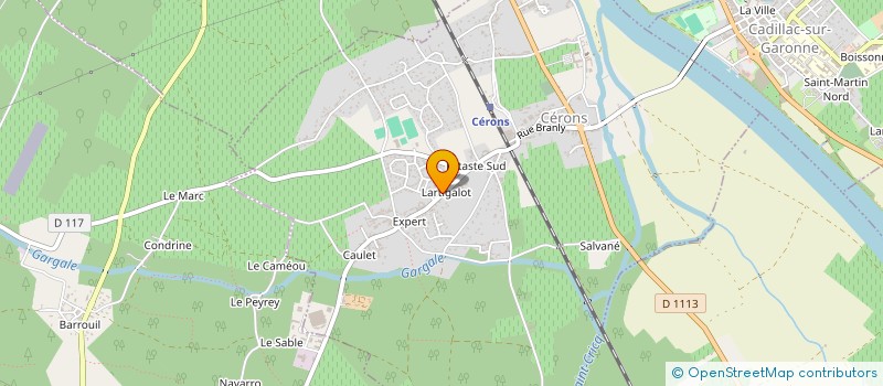 localisation de l'entreprise MODELISME CERONNAIS - LES TETES BRULEES  CERONS