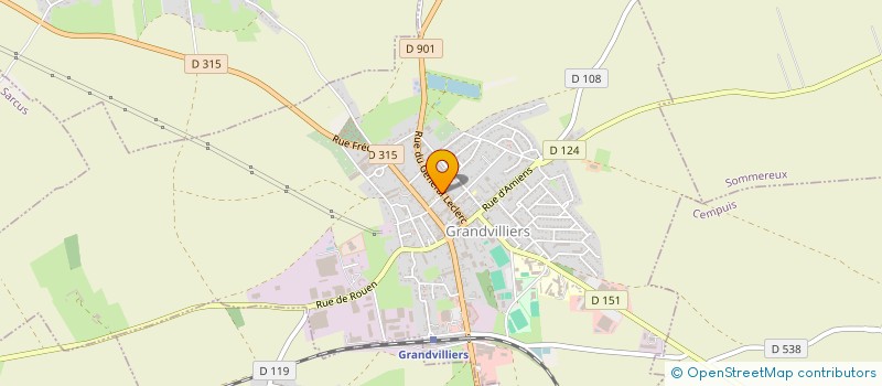 localisation de l'entreprise MODELISME CLUB GRANDVILLIERS  GRANDVILLIERS