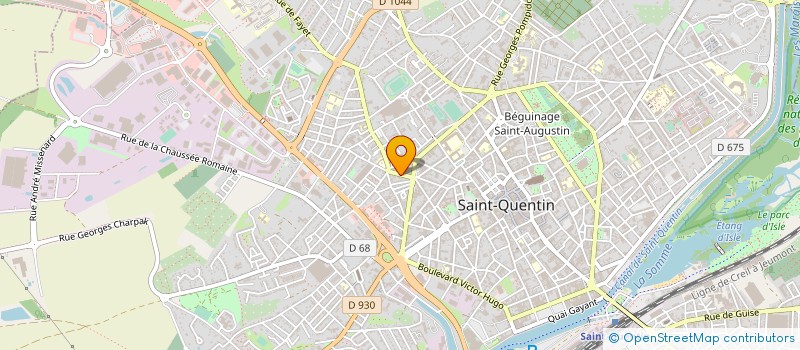 localisation de l'entreprise MODELISME ET TRAINS à SAINT-QUENTIN