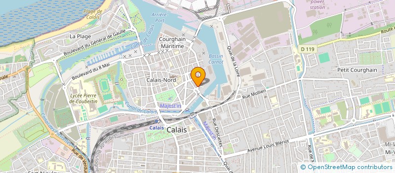 localisation de l'entreprise MODELISME NAVAL DU CALAISIS  CALAIS