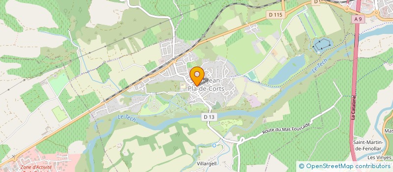 localisation de l'entreprise MODELISME NAVAL ST JEANNAIS  SAINT-JEAN-PLA-DE-CORTS