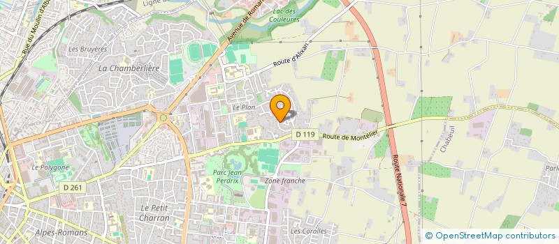 localisation de l'entreprise MODELISME RADIO-COMMANDE LOISIR VALENCE  VALENCE