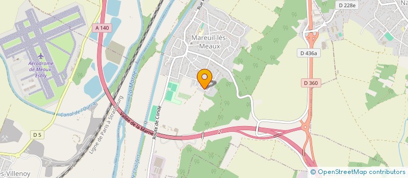 localisation de l'entreprise MODELISME RADIO-COMMANDE MAREUIL à MAREUIL-LES-MEAUX