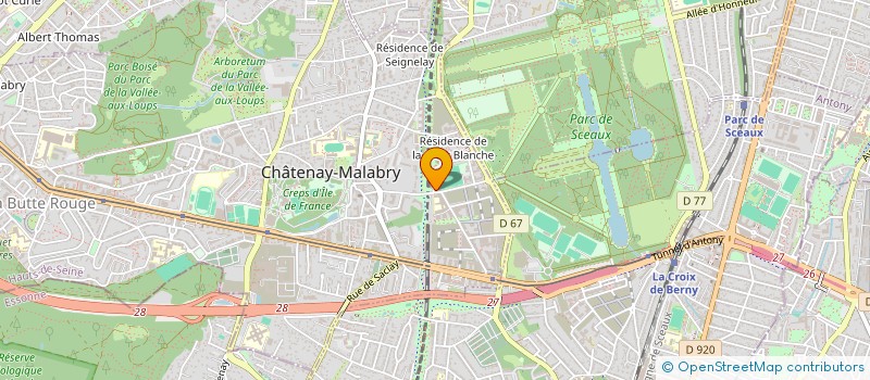 localisation de l'entreprise MODELISOL à CHATENAY-MALABRY