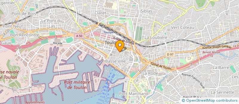 localisation de l'entreprise MODELO  TOULON