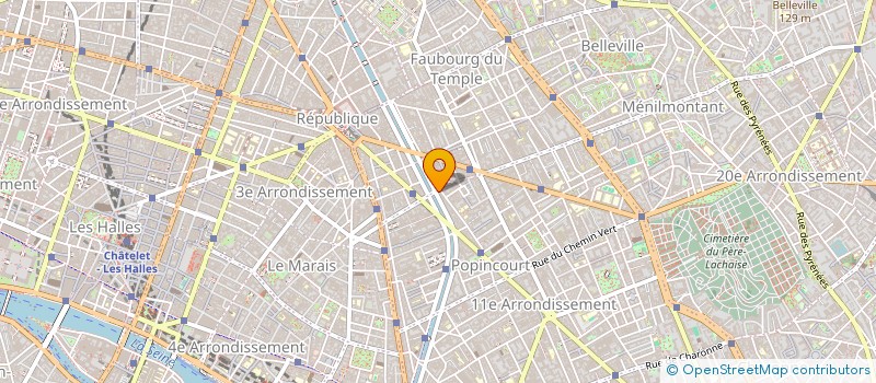 localisation de l'entreprise MODELPO  PARIS