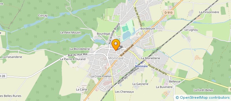 localisation de l'entreprise MODEN'ART  MONNAIE