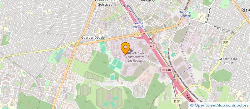 localisation de l'entreprise MODEN GROUP  GRIGNY