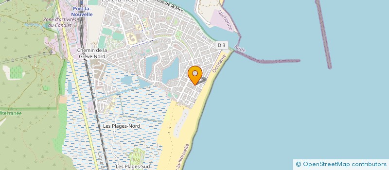 localisation de l'entreprise MODENA  PORT-LA-NOUVELLE