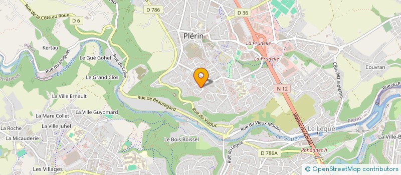 localisation de l'entreprise MODENE à PLERIN