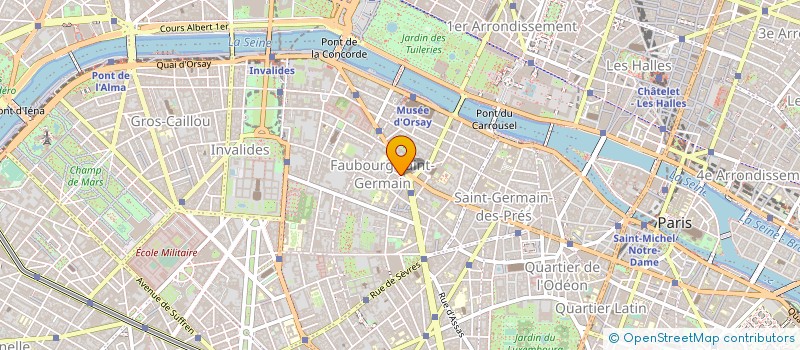 localisation de l'entreprise MODENOS à PARIS