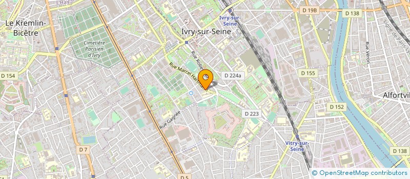 localisation de l'entreprise MODER BATIMENTS à IVRY-SUR-SEINE